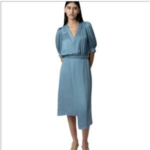 NWT Zadig & Voltaire Ralia Satin Dress